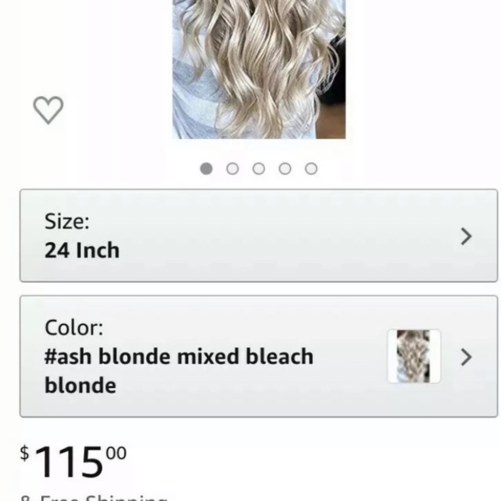 Sunnyco hair extensions 24inch